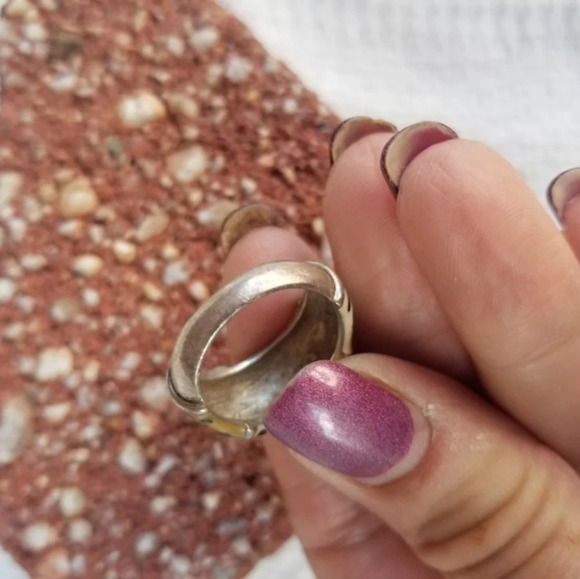 Animal print Sterling and enamel 6.75…7 - Picture 4 of 8
